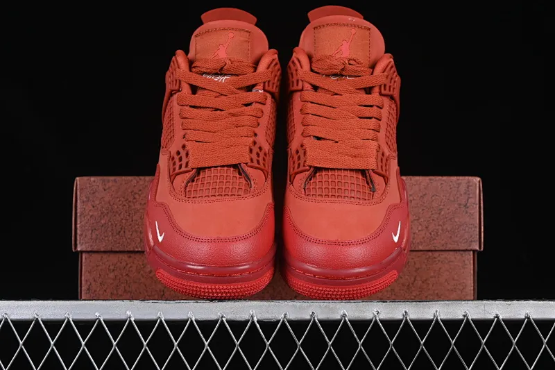 All categories Air Jordan Jordan series basketball shoes Air Jordan 4 Nigel Sylvester x Air Jordan 4 OG "Brick By Brick" AJ4 Joe 4 Orange Brown Suede HF4340-800